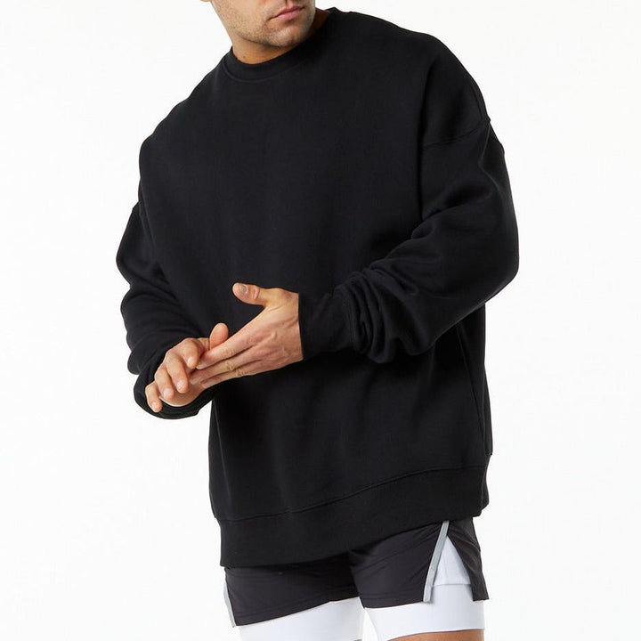 Herrer Oversized Sweatshirt med afslappet snit og robust indvendigt foder Stilla