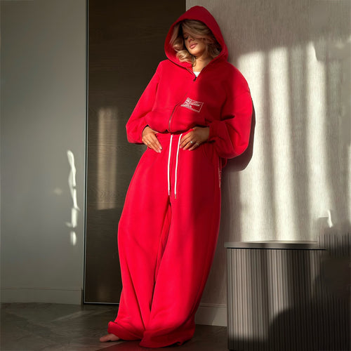Kvinders Urban Sweat Tracksuit med Casual Hættejakke Stilla