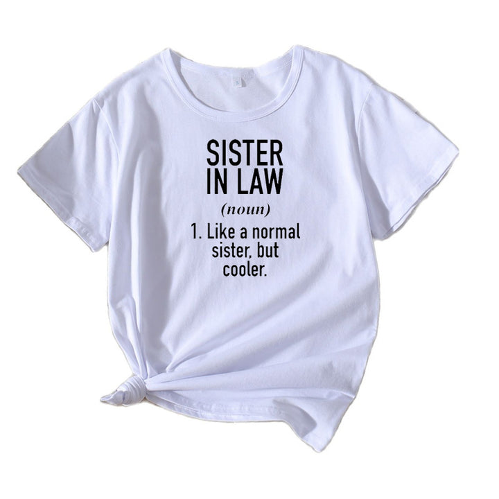 Dame Relaxed Fit Svigerdatter Grafik T-shirt Stilla