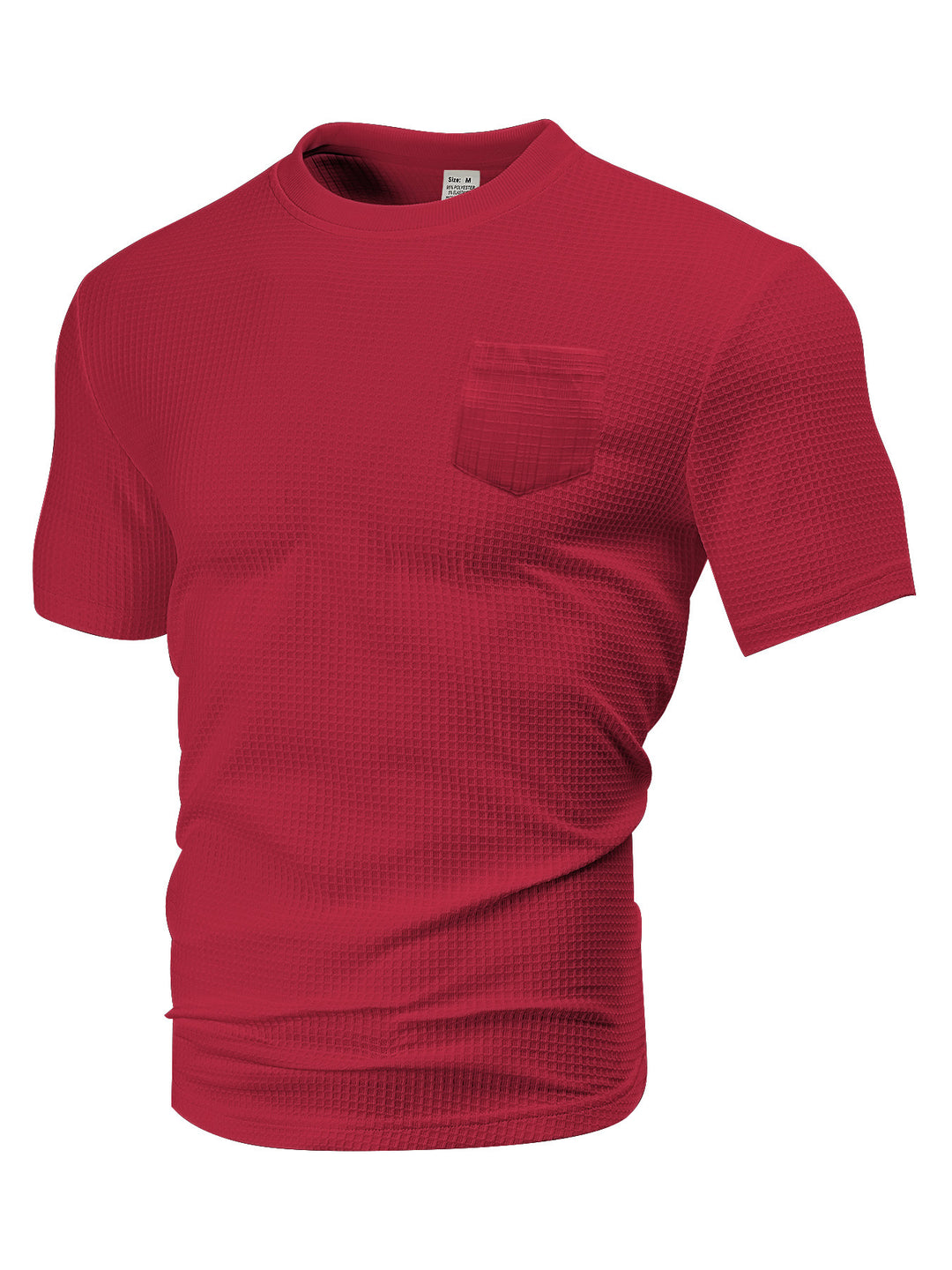 Herrer åndbar T-shirt med struktur Stilla