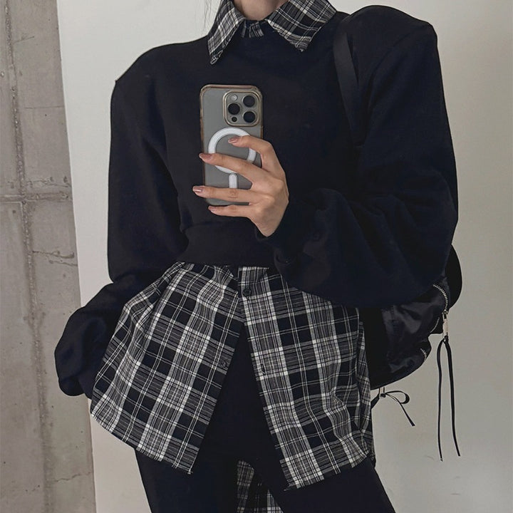 Kvindernes hyggelige cropped sweater Stilla
