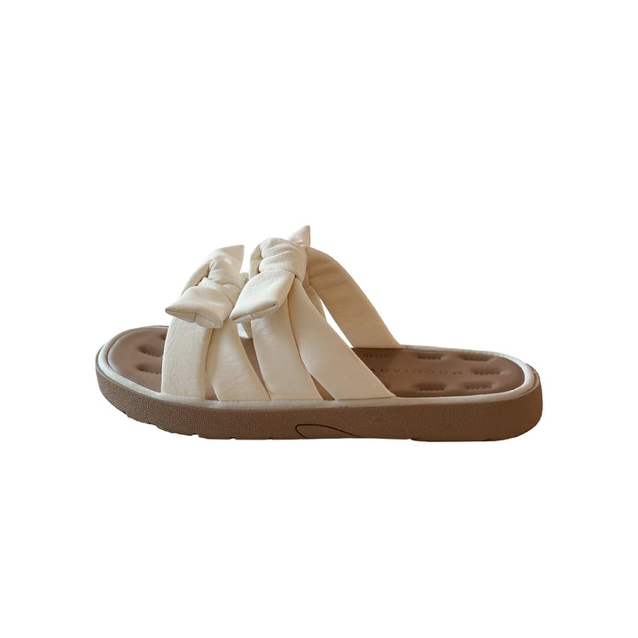 Femme Stylish Knot Slide Sandaler Stilla