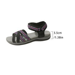 Dame Sporty Sandaler med justerbare remme og ergonomisk fodseng Stilla