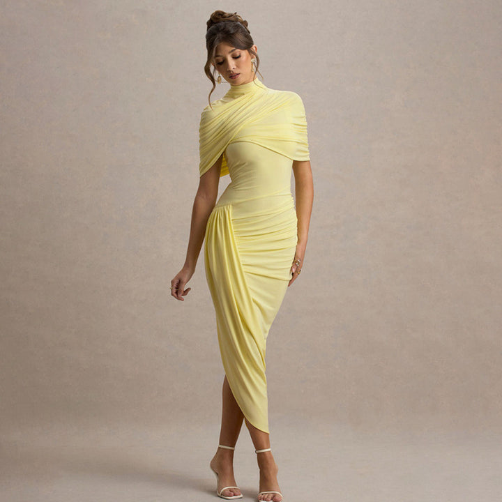 Dame Draperet Aftenkjole Skovae