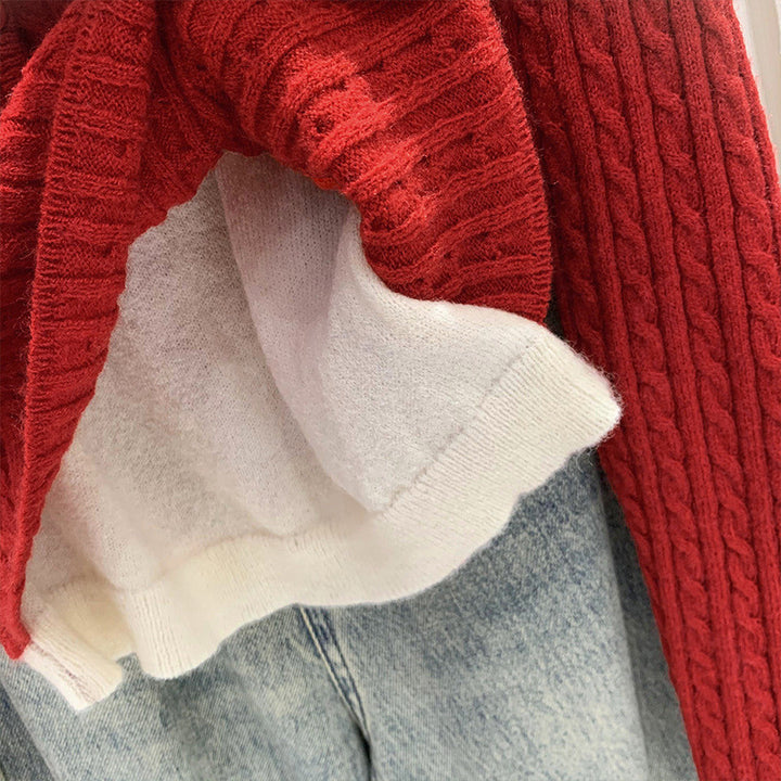 Femme Struktureret Knap-Cardigan Stilla