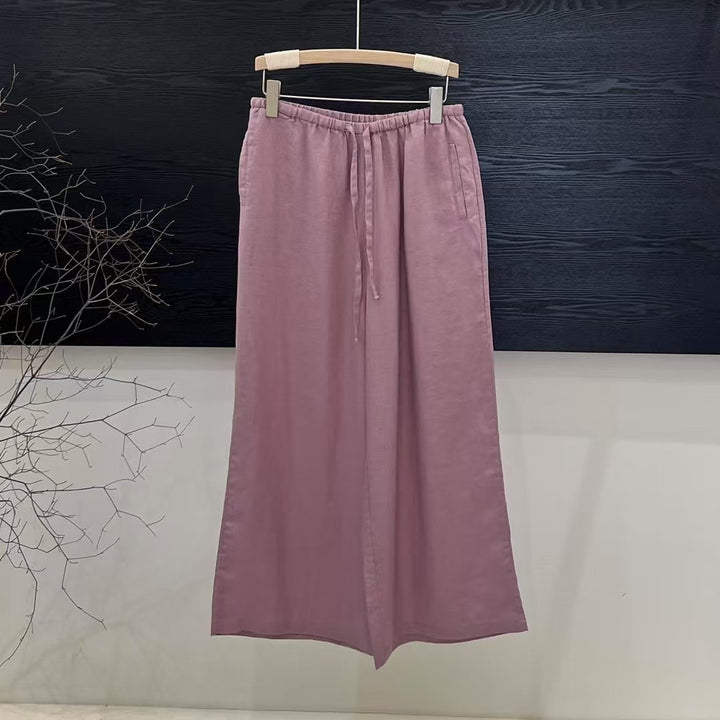 Femme Bred Linnedragt med elastisk linning Stilla