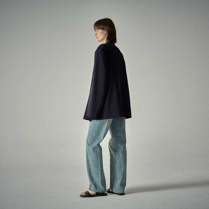 Kvinders elegante stribede jakkesæt blazer Stilla