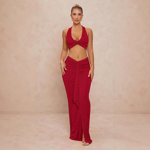 Dame elegant bodysuit med kryds-bæringsmulighed og sidelæns snit Skovae