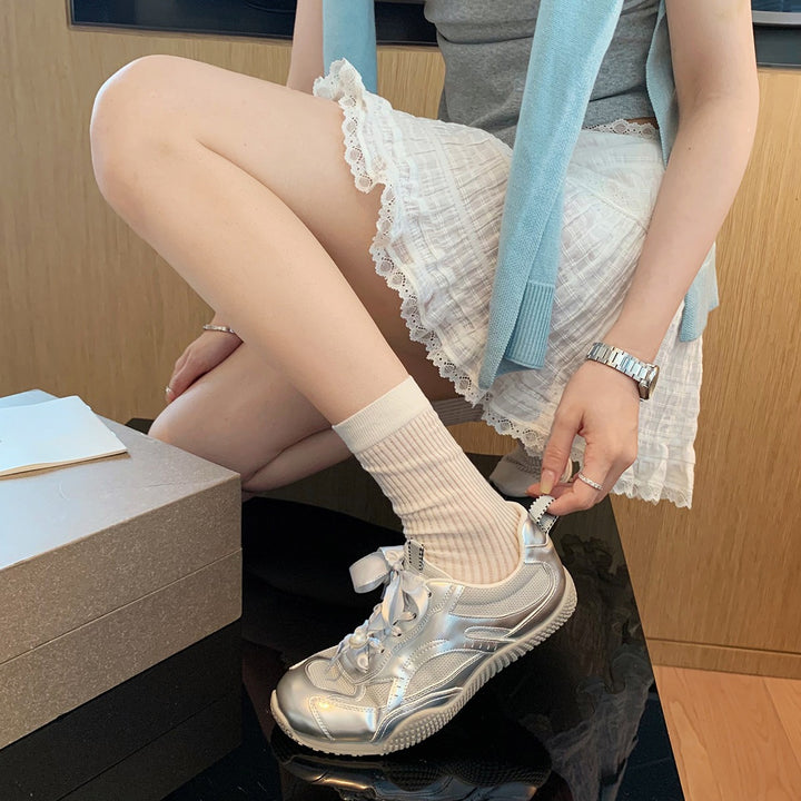 Dame Modebevidste Sport Sneakers Stilla