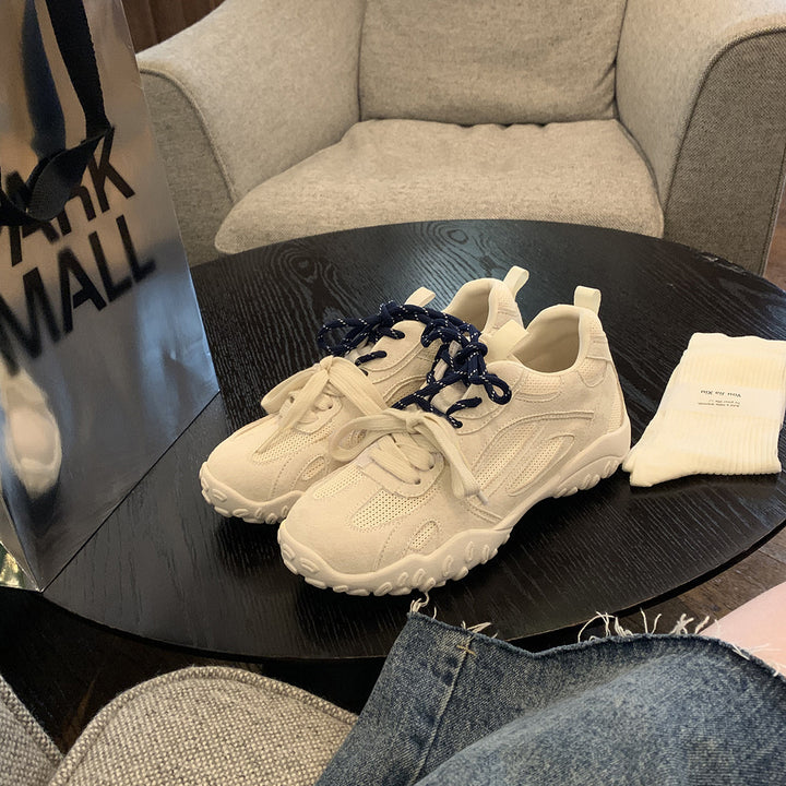 Dame Casual Athleisure Sneakers med åndbart mesh-design Stilla
