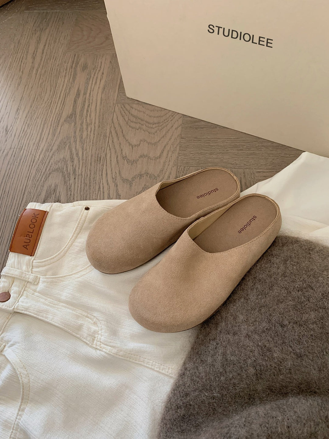 Dame Blødt Sæde Suede Skyd Clogs Stilla
