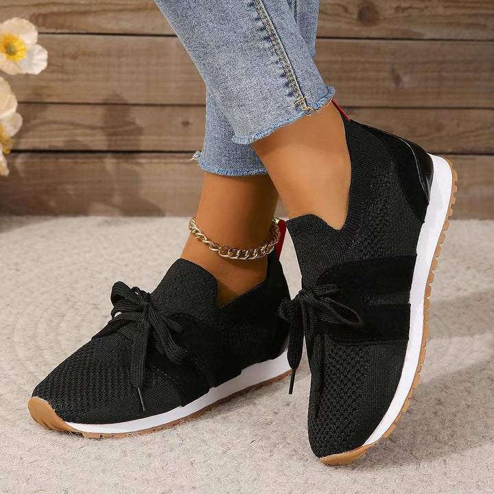 Damer let sneakers med åndbart overmateriale og elastiske bånd Stilla