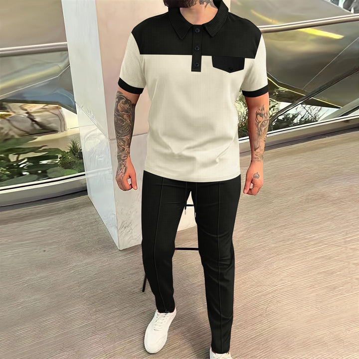 Herrer poloshirt med moderne design og optimal pasform Stilla