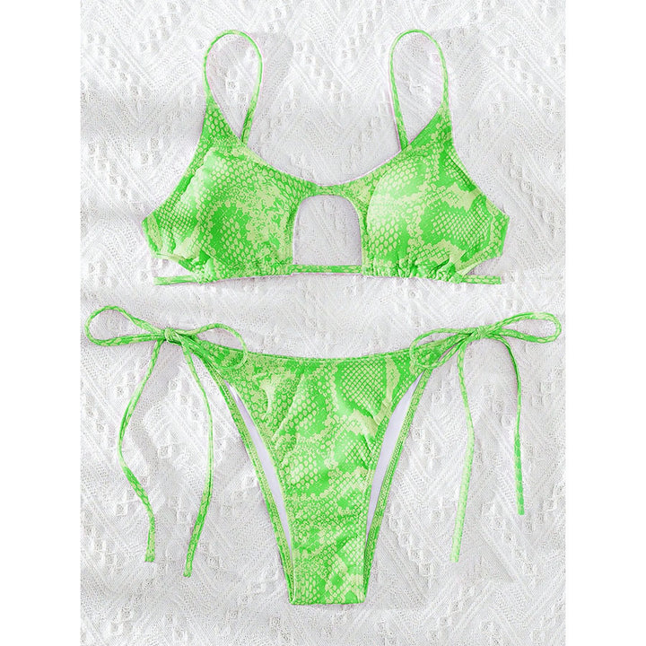Dame stilfuld Cut-Out Triangel Bikini Sæt Stilla