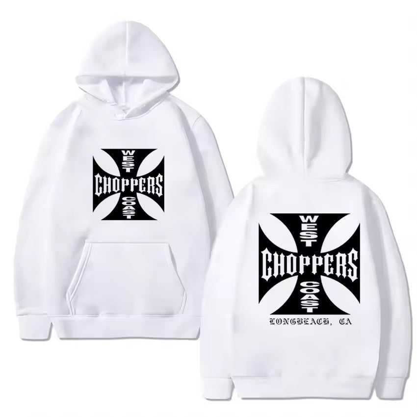 Kvinders hoodie med iøjnefaldende grafisk print og behagelig pasform Skovae