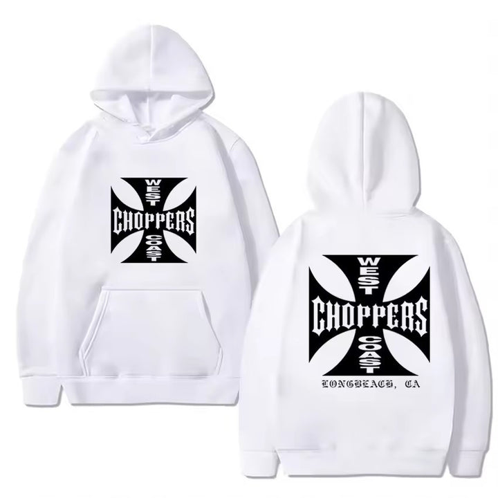 Kvinders hoodie med iøjnefaldende grafisk print og behagelig pasform Skovae