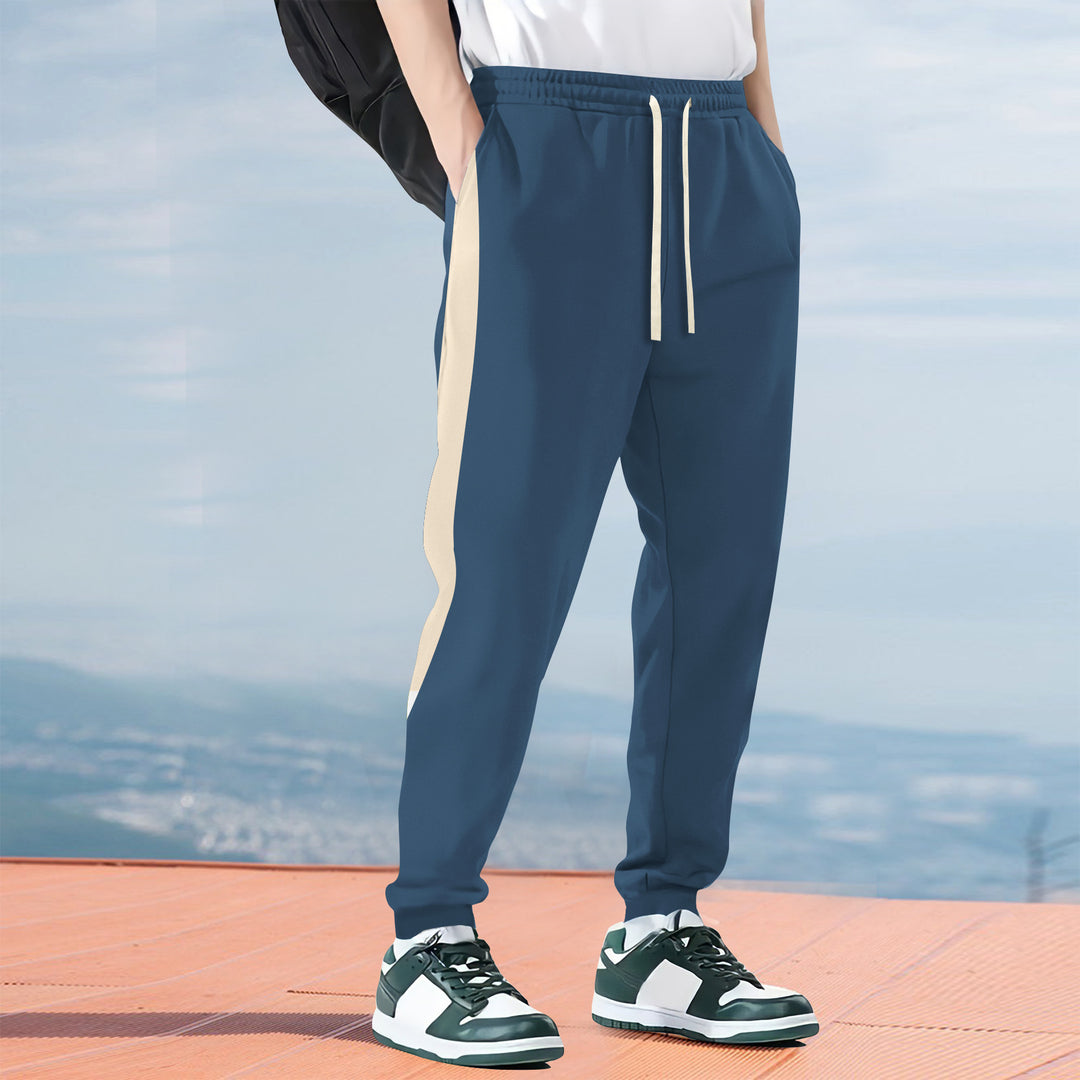 Herrer Sporty Joggingbukser med sidelommer og elastisk talje Stilla
