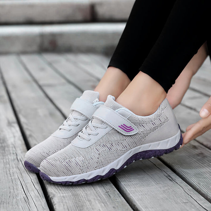 Dame Alsidige Komfort Sport Sneakers med justerbar rem Stilla