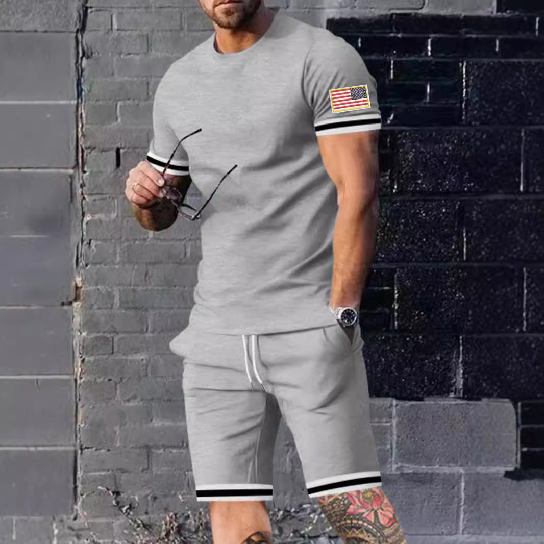 Herrer fritids-shorts og T-shirt sæt Stilla