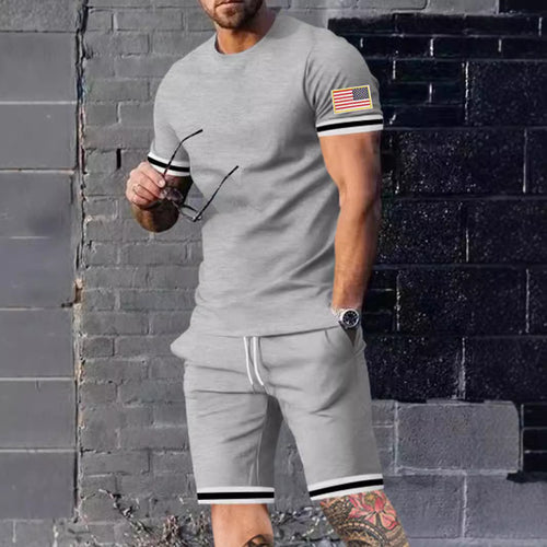 Herrer fritids-shorts og T-shirt sæt Stilla
