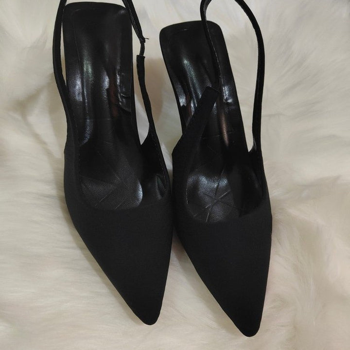 Dame Slingback Pumps med elegant spids design og komfortabel indersål Stilla