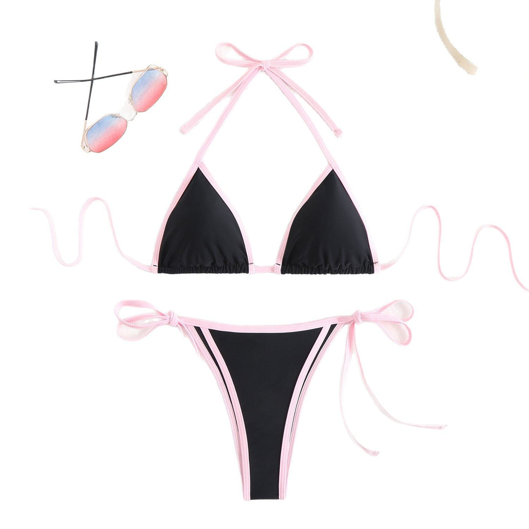 Dame Triangel-Bikini med justerbare sidestropper Stilla