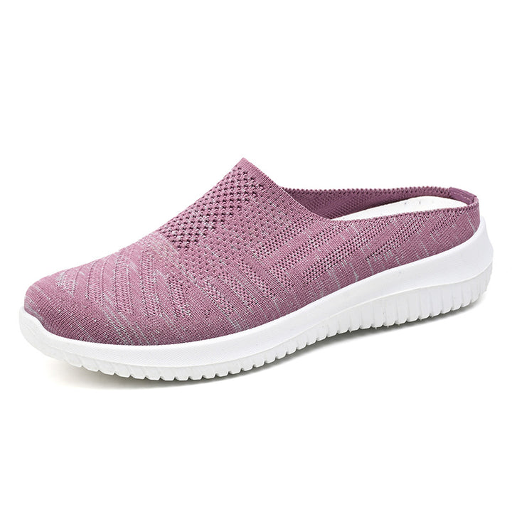 Femme Slip-On Komfort Sneakers med strækbar strikdesign Stilla