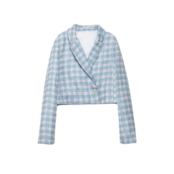 Stilla | Stilfuld Tekstureret Casual Blazer Nederdel Bukser Sæt