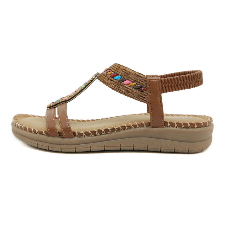 Dame Sommerlige Sandaler med dekorerede remme Stilla
