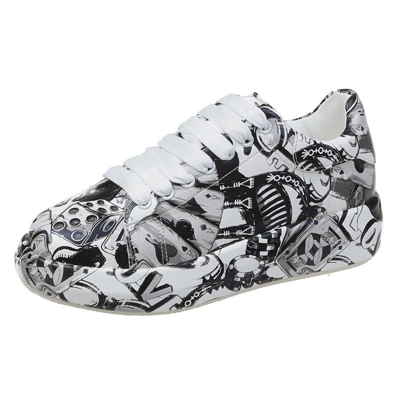 Dame Mode-Sneakers med kreativ grafikdesign Stilla