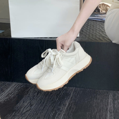 Dame Trendy Lette Walking Sneakers med Polstret Sål Stilla