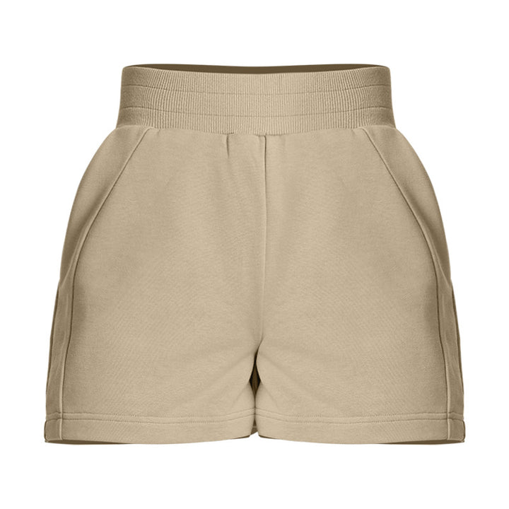 Dame behagelige sports-shorts med elastisk bund og sidelommer Stilla