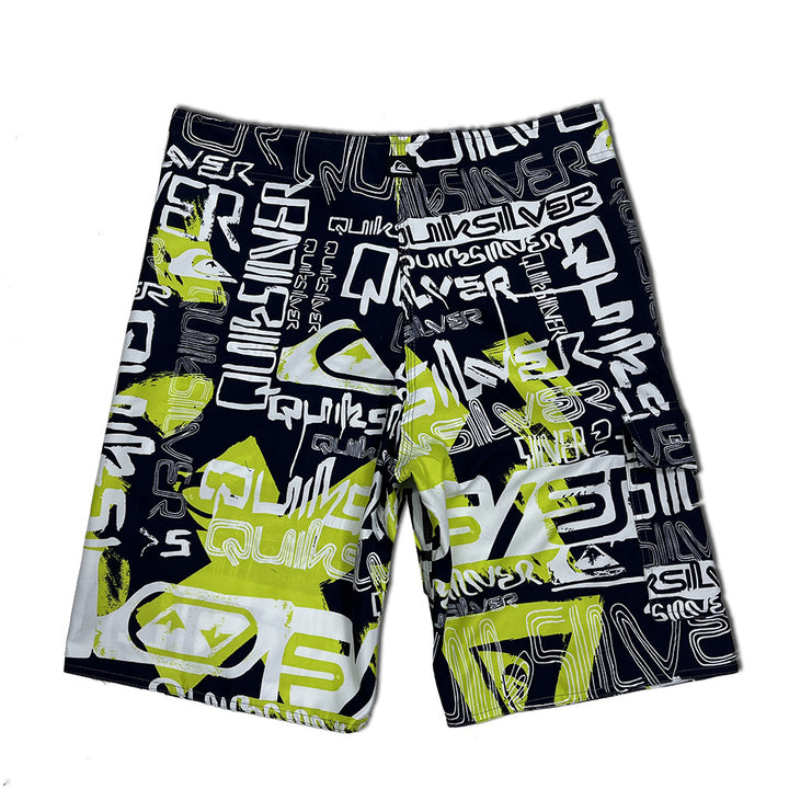 Herrer badshorts med moderigtigt grafikdesign og elastisk bund Stilla