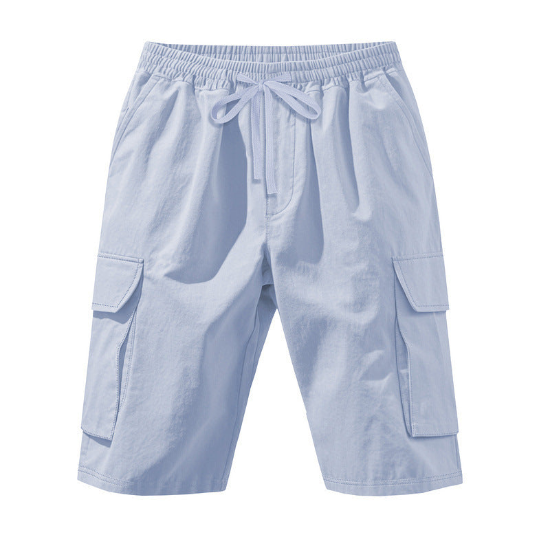 Dame Cargo Shorts med sidelommer og elastisk talje Stilla