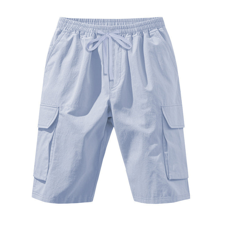 Dame Cargo Shorts med sidelommer og elastisk talje Stilla