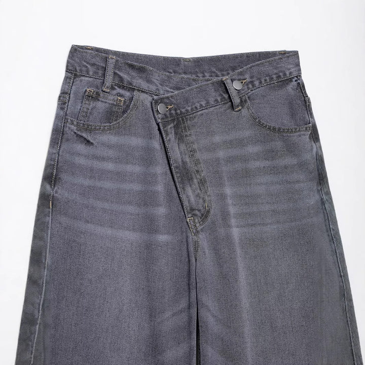 Dame bredde jeans med moderne snit Stilla