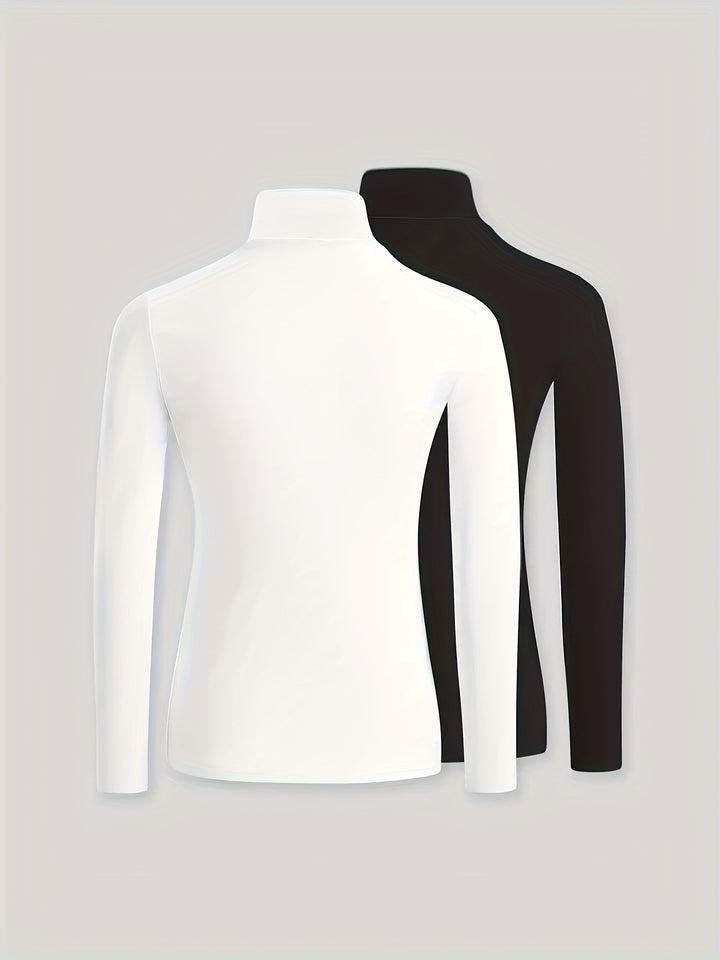 Femme Højkrave Langærmet Bodysuit Stilla