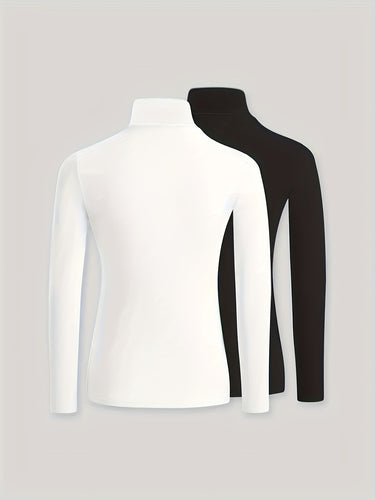 Femme Højkrave Langærmet Bodysuit Stilla