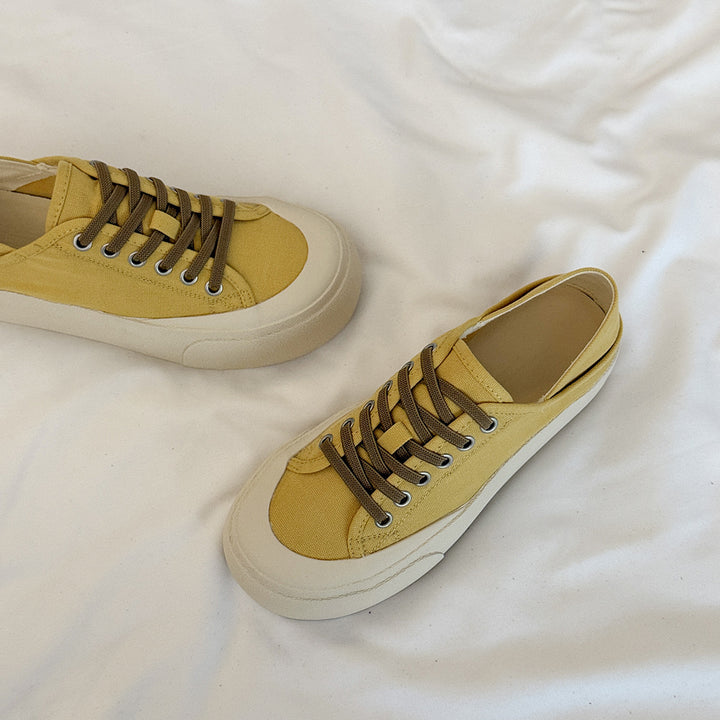 Kvinder Fritid Lærred Platform Sneakers Stilla
