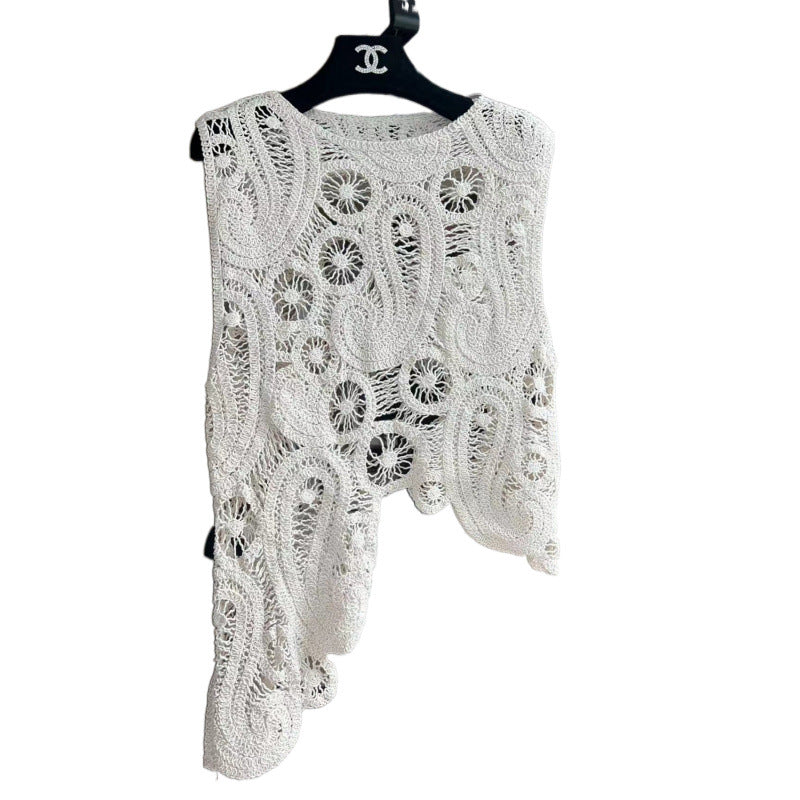 Dame Hækle-spidser-overlay-top Stilla