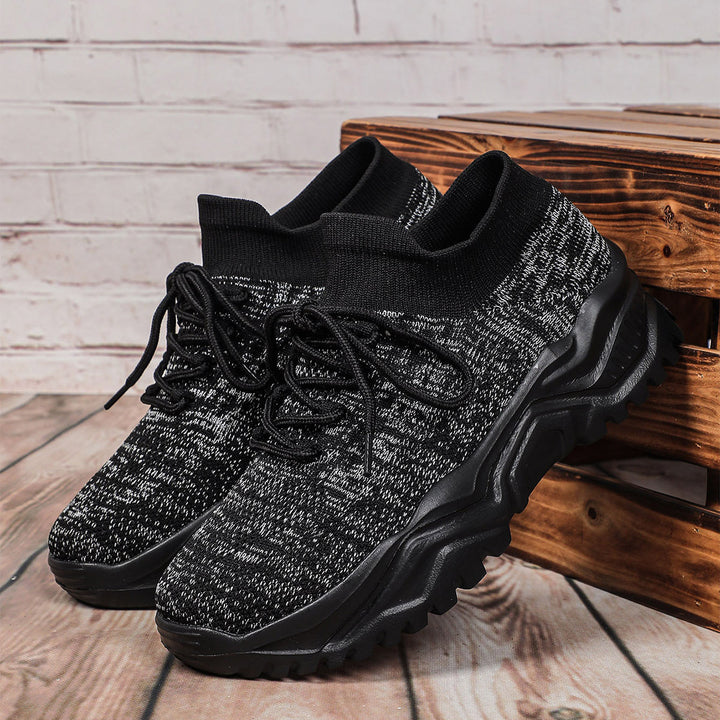 Dame Åndbare Sneakers med skridsikker sål og høj skaft Stilla