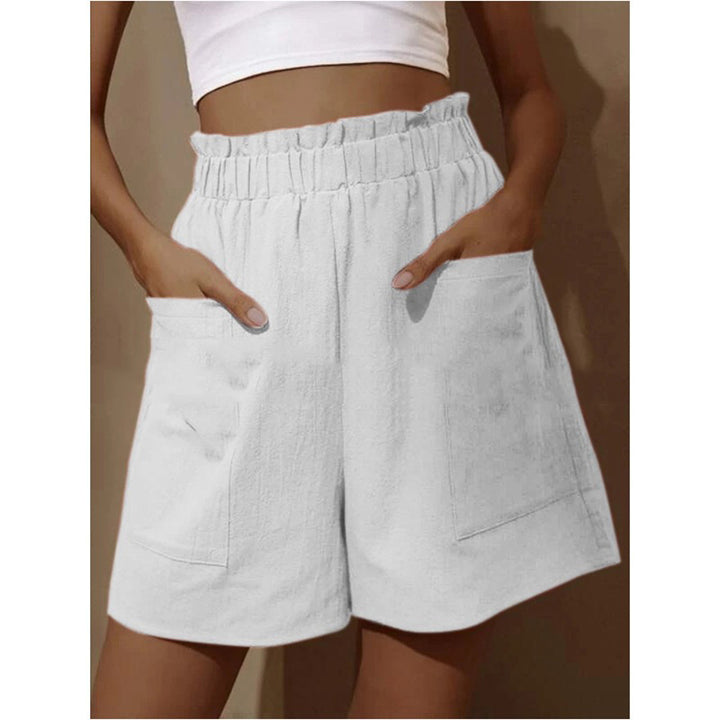 Dame Fritid Høj talje Lommer Shorts Stilla