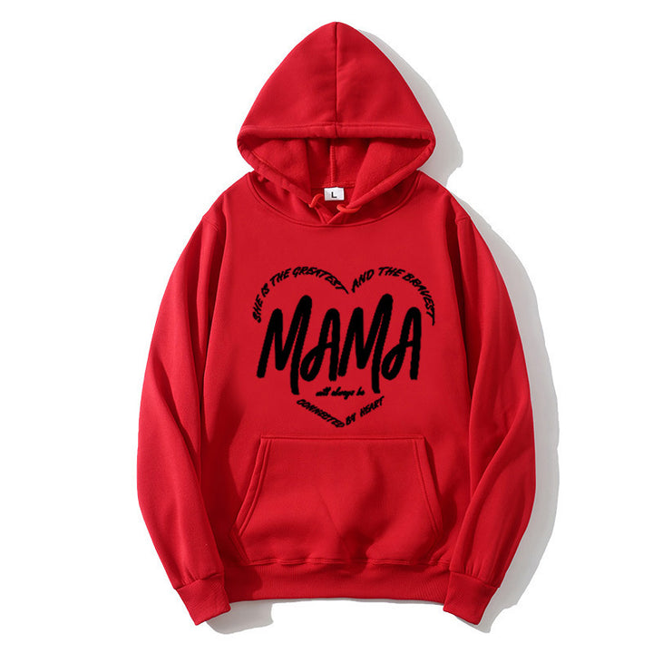 Kvindernes hoodie med kreativ mama slogan Skovae
