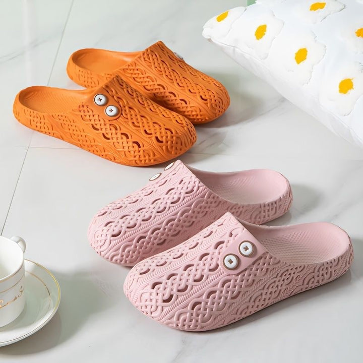 Femme Comfort Slip-On Clogs med åndbart design Stilla