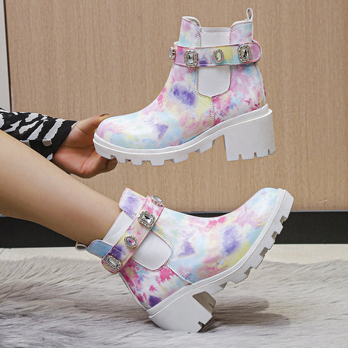 Dame trendy Chelsea støvler Stilla