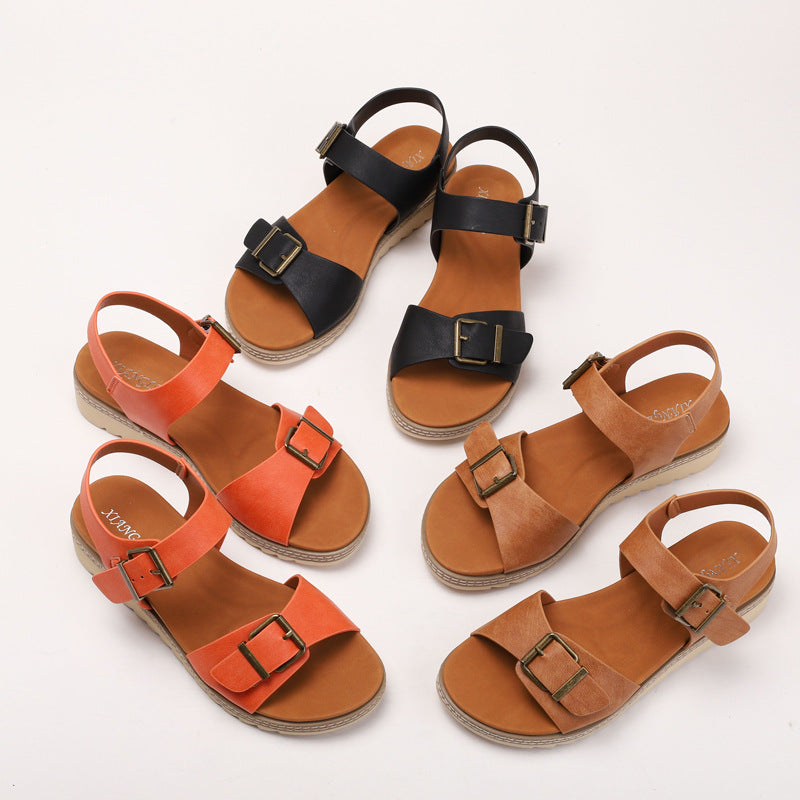 Dame sandaler med justerbare remme og komfortabel sål Stilla