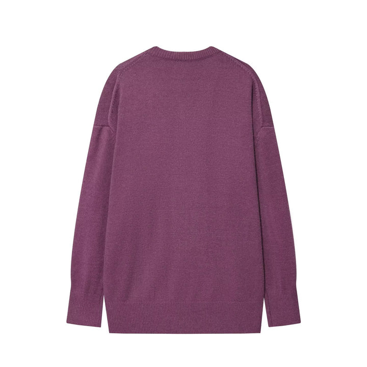 Dame elegant V-hals pullover Stilla