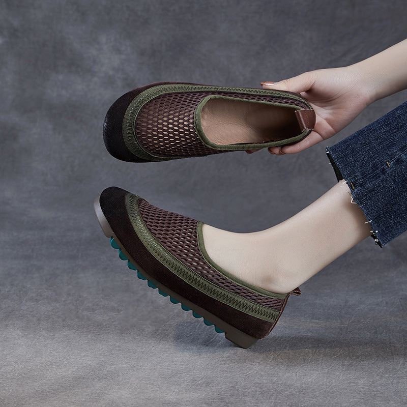 Kvinder Åndbare Mesh Slippers med Polstret Sål Stilla