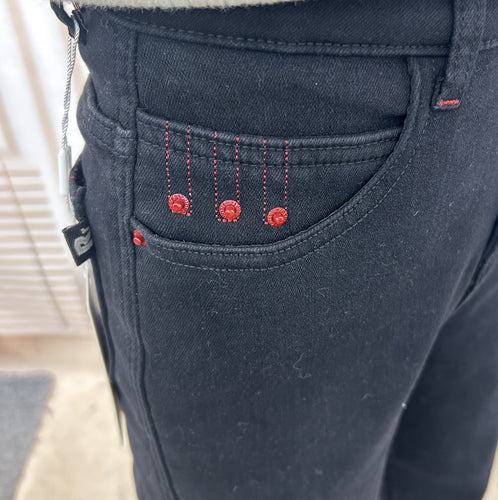 Dame Bred Høj Talje Jeans med moderne snit og praktiske lommer Stilla
