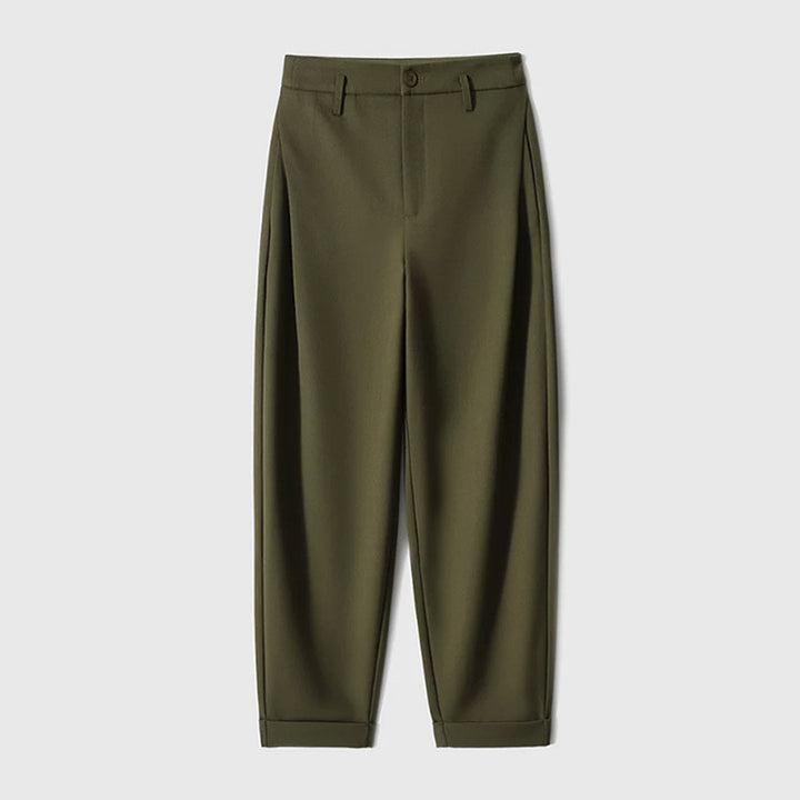 Dame elegant høj talje bukser med sidelomme detalje Stilla